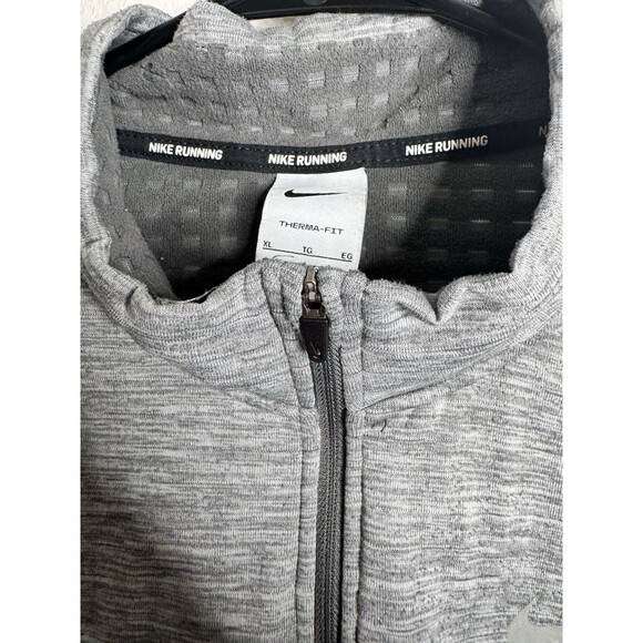 Nike Running Therma-Fit Half Zip Pullover Gray Long Sleeve Men’s XL - Picture 8 of 14